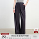 自巧小個子仿牛仔寬松垂感拖地褲女2025新款休閑闊腿褲顯瘦長褲子 牛仔藍(lán) M （4碼）