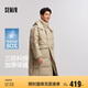 森馬（Semir）羽絨服男三防中長款外套2024撞色冬裝厚款情侶時(shí)尚109724113203