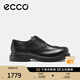 愛步（ECCO）德比鞋男鞋 25年夏季商務(wù)正裝皮鞋 都市首爾522334 黑色52233401001 40