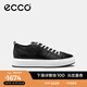 愛(ài)步（ECCO）休閑板鞋男 潮流厚底復(fù)古增高男鞋牛皮 街頭ACE856814 HL 黑色85681451052 41 建議選購(gòu)大一碼
