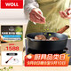 WOLL德國進口不粘平底鍋無涂層無油煙牛排煎鍋電磁爐平底鍋