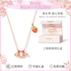 潮色繪美樂(lè )蒂melody甜心草莓項鏈女生銀吊墜女孩子生日禮物項鏈女 30281