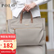 POLO手提包女單肩包女士14英寸筆記本電腦包商務(wù)出差辦公包生日禮物