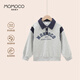 瑪米瑪卡（MOMOCO）男童POLO衫春秋款中大童潮流時(shí)尚Polo衫 花灰 120