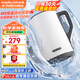 摩飛電器電熱水壺降噪輕音燒水壺保溫一體全自動(dòng)恒溫壺家用煮水泡茶沖奶除氯大容量雙層防燙飲水機(jī) MR6071 1.5L 椰奶白