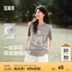 森馬（Semir）短袖t恤女中長(cháng)款寬松可愛(ài)小羊印花2025夏新款狗狗印花純棉套頭衫 中花灰00513-可愛(ài)小羊 XL