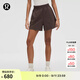 lululemon丨Stretch Woven 女士腰部褶邊高腰短褲 4