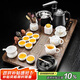 原和功夫茶具套裝家用整套自動(dòng)燒水一體茶盤(pán)茶杯茶壺辦公會(huì )客現代茶臺