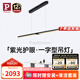Paulmann P德國柏曼護(hù)眼餐廳吊燈全光譜一字長條餐桌吧臺LED燈具簡約吊線燈