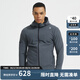 SPYDER蜘蛛連帽外套男子男士夾克外套23ES101M 深灰袖子黑標-24ES105M L