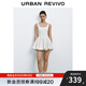 UR2025夏季新款女裝芭蕾風(fēng)超短款背心式連衣裙UYU750077 本白 M