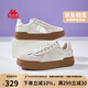 卡帕（Kappa）官方德訓(xùn)鞋子女鞋厚底增高休閑運(yùn)動(dòng)學(xué)生板鞋 銀色 37 