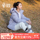 黑冰（BLACKICE）羽絨服經(jīng)典款天璇PLUS女士鵝絨羽絨服高充絨700+蓬羽絨服連帽外套 淡紫 XL