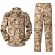 際華新款款迷彩服冬季軍訓服高質(zhì)量戶(hù)外男士夏季工作服防寒羽絨大衣 荒漠冬套裝 170 92-96