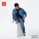 優(yōu)衣庫男裝/男女同款EZY DENIM牛仔褲/水洗產(chǎn)品彈力長(cháng)褲479314 479314/65寶藍色 L /175/88A
