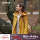 LAFUMA樂(lè )飛葉戶(hù)外沖鋒衣女 防水透濕II級風(fēng)衣連帽夾克外套 LFJA4CS62 土黃色GY 165/84A（38）