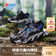 特步（XTEP）兒童童鞋夏季包頭護趾涼鞋旋鈕扣科技沙灘鞋 黑 37碼