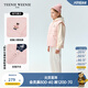 Teenie Weenie Kids小熊童裝24冬季款男女童寶純色無袖羽絨服 蜜桃醬小吐司（粉色） 130 cm