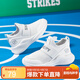 SNOOPY史努比童鞋兒童跑步鞋網(wǎng)布透氣小白鞋男女童運動鞋3804白色30