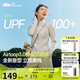 蕉下（beneunder）防曬衣女防紫外線外套短款辣妹立領(lǐng)修身AL819淺炭灰L
