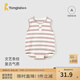 童泰（TONGTAI）嬰兒無袖包屁衣夏季寶寶衣服兒童休閑外出連體衣哈衣夏裝爬服 紫色 90cm