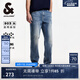 杰克·瓊斯（JACK&JONES）25年男裝夏季直筒牛仔褲男高彈力涼感寬松潮流休閑褲子品牌男褲 E42中牛仔藍 寬松直筒，卡碼拍小 31 175 W31/L30