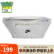 耐克NIKE單肩包斜挎包中性腰包ELEMENTAL休閑包DN2556-072淺骨中