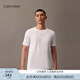 Calvin Klein運(yùn)動(dòng)【吸濕速干】25春夏新款男士ck跑步健身透濕短袖T恤GMS5K159 100-月光白 M