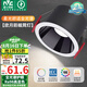 雷士（NVC）LED筒燈嵌入式客廳臥室過道天花燈7瓦黑杯暖白全光譜護(hù)眼【欣月】