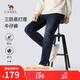 駱駝（CAMEL）三防直筒牛仔褲男士款寬松彈力戶(hù)外休閑百搭長(cháng)褲子春秋M13CAJB094