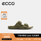 愛(ài)步（ECCO）七夕禮物拖鞋男 25年沙灘一腳套外穿男鞋 科摩500984 橡果綠50098402374 43