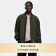 加拿大鵝（Canada Goose）【新品】Hudson男士黑標(biāo)抓絨飛行員夾克 大鵝外套 7221MB 9663 深灰綠 XL