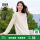 森馬梅花系列長(cháng)袖T恤女中長(cháng)款印花春秋oversize上衣109524101001
