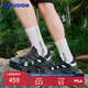 FILAFUSION 斐樂山脈鞋涼鞋包頭洞洞鞋男夏季透氣戶外登山鞋男鞋 黑/月巖灰-BL 42