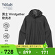 Rab睿坡男士Windgather戶(hù)外運動(dòng)防風(fēng)防潑水外套連帽軟殼衣 QWS-84 黑色BLK M