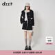 DZZIT【爆款補(bǔ)單】地素波點(diǎn)系帶上衣春秋法式浪漫輕透雪紡紗木耳邊女 白色 XS