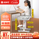 喵同學(xué)兒童學(xué)習椅子兒童座椅可升降調節中小學(xué)生專(zhuān)用寫(xiě)字椅追背椅靠背椅 自由升降+經(jīng)典腳踏-標準款-灰