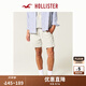 HOLLISTER25夏季新款美式復古街頭寬松工裝短褲男裝KI328-5096 淺灰色 S (175/76A)