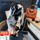MAINLYKITTY圍巾女冬季大披肩加厚保暖圍脖媽媽圍巾元旦生日新年禮物送女友 【黑米拼色】-禮盒裝