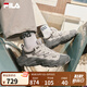 FILA 斐樂(lè)官方男鞋F(xiàn)ERN 2摩登運(yùn)動(dòng)鞋2025秋季新款蕨草鞋2代休閑鞋 南極灰/霧霾灰-VA 43