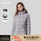 LAFUMA樂飛葉連帽羽絨服女 戶外秋冬防潑水800蓬鵝絨防風(fēng)防寒 LFJU3DH80 灰色GE（實(shí)物以細(xì)節(jié)為準(zhǔn)） L (40) 170/88A