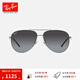 雷朋（RayBan）墨鏡新款飛行員款太陽(yáng)鏡男女同款戶(hù)外防曬眼鏡0RB3712D禮物 004/8G炮銅色鏡框漸變灰色鏡片 62