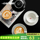 MHW-3BOMBER轟炸機咖啡拿鐵杯 咖啡杯 咖啡廳家用 拉花杯 簡約陶瓷杯碟 防燙 加厚杯口-拿鐵杯-蒂芙尼藍(lán)280ML
