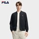 FILA 斐樂(lè )官方男裝外套2025年秋冬新款外套商務(wù)休閑夾克上衣男 傳奇藍-NV 常規 2XL 185/104A/XXL