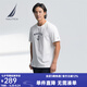諾帝卡（NAUTICA）【商場(chǎng)同款】男裝25春夏新款索羅娜涼感柔軟親膚短袖T恤男TO5209 白色1BW XL