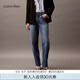 Calvin KleinJeans25春夏女士美式經(jīng)典復(fù)古潮流ck寬松微彈洗水牛仔褲47B928G U3M-牛仔淺藍(lán) 26