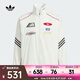 阿迪達斯 （adidas）Originals三葉草女子MOTO JKT W賽車(chē)風(fēng)立領(lǐng)運動(dòng)寬松夾克外套 KG6677 S