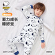 史努比（SNOOPY）男童秋衣秋褲兒童保暖內衣套裝寶寶睡衣睡褲秋季 藍色頭像藍色