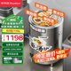榮事達(dá)煮面爐商用煮面桶煮餃子湯粉爐麻辣燙專用鍋關(guān)東煮蒸煮桶電煮鍋雙頭煮面桶商用電煮鍋商用煮面爐 【平底電熱復(fù)底】60型/170L 12kw