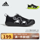 阿迪達斯（adidas）兒童包頭涼鞋「小浮艇」25夏季男童女童寶寶小童運動(dòng)沙灘鞋JP5747